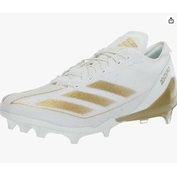 New! Size: 7 Men | ADIDAS Adizero Electric+ White/Gold IE3287 Football/Soccer - Picture 11 of 16